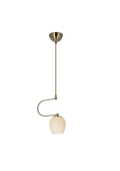 E27 pendant light E27 patynowy / cream 22 cm