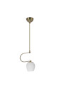 E27 pendant light 1xE27 patynowy / white 22 cm