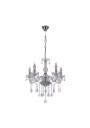 E14 pendant light 5xE14 transparent 56 cm
