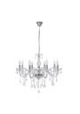 E14 pendant light 8xE14 transparent 67 cm