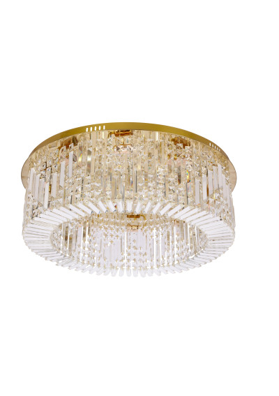 Lampa sufitowa Maranga 10xE14 złoty 85 cm