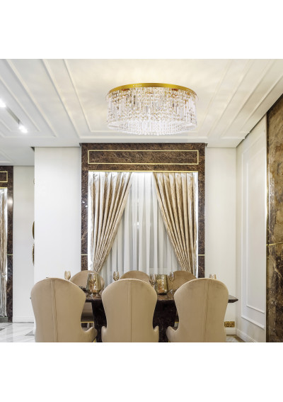 Maranga ceiling light 10xE14 gold 85 cm - product image 2