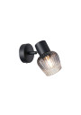 Lampa ścienna Mitura 1xE14 czarny 18 cm