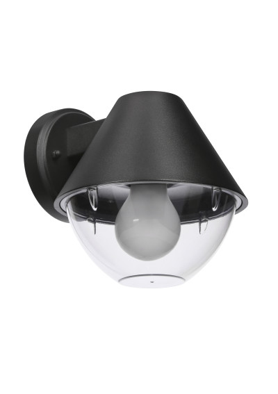 E27 outdoor wall light 1xE27 black 20,5 cm
