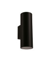 Kinkiet zewnętrzny E27 2xE27 czarny 14,5 cm