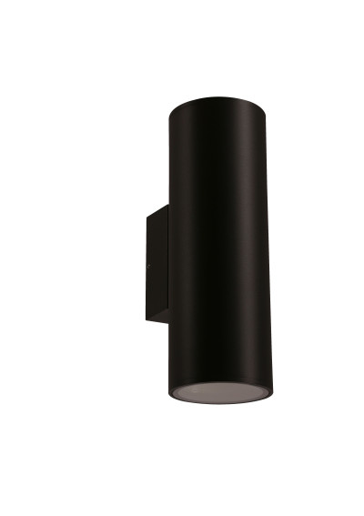 Kinkiet zewnętrzny E27 2xE27 czarny 14,5 cm
