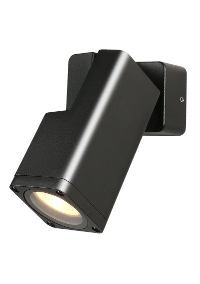Gu10 outdoor wall light 1xGU10 black 6,5 cm
