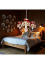 Rozano pendant light 3xE27 biało red 53 cm - product image 1