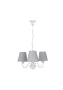 Firez pendant light 3xE27 biało grey 53 cm