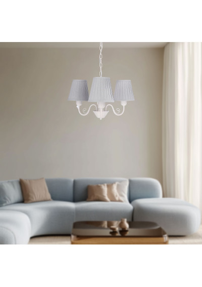 Firez pendant light 3xE27 biało grey 53 cm - product image 2