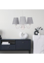 Firez pendant light 3xE27 biało grey 53 cm - product image 3