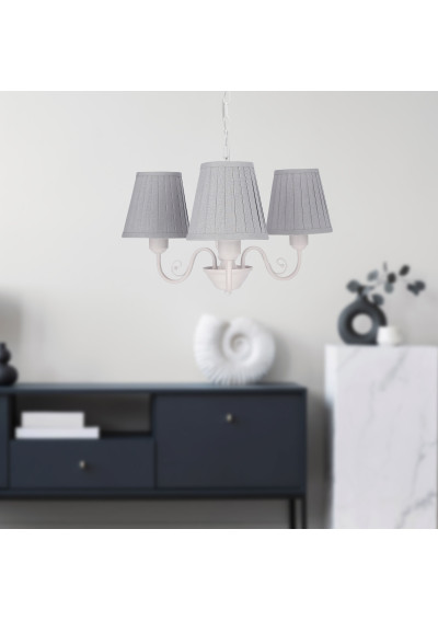 Firez pendant light 3xE27 biało grey 53 cm - product image 3