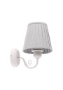 Lampa ścienna Firez 1xE27 biało szary 20 cm
