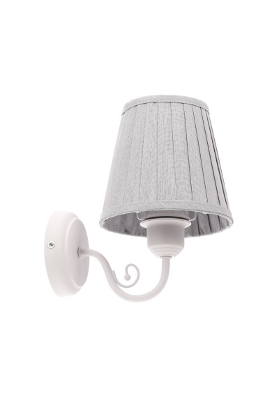 Firez wall light 1xE27 biało grey 20 cm