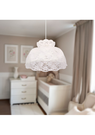 Rossini pendant light 1xE27 white 52 cm - product image 1