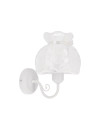 Lampa ścienna Rossini 1xE27 biały 20 cm
