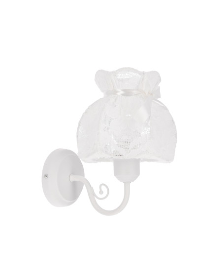 Lampa ścienna Rossini 1xE27 biały 20 cm