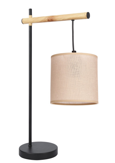 E27 table lamp 1xE27 black 30 cm