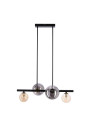 Lampa wisząca G9 4xG9 czarny 59 cm