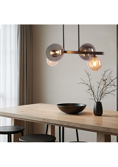 G9 pendant light 4xG9 black 59 cm - product image 1