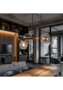 Lampa wisząca G9 4xG9 czarny 59 cm - zdjęcie produktu 2