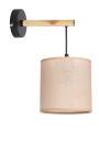 E27 wall light 1xE27 black 23 cm