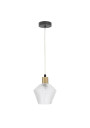 E14 pendant light 1xE14 black / gold 14 cm