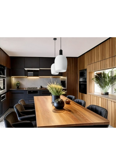 Wolken pendant light 1xE27 black and white 18 cm - product image 2