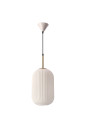 Cresto pendant light 1xE27 biało gold 20 cm