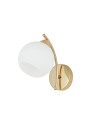 Lampa ścienna Amos 1xE27 złoty 22 cm
