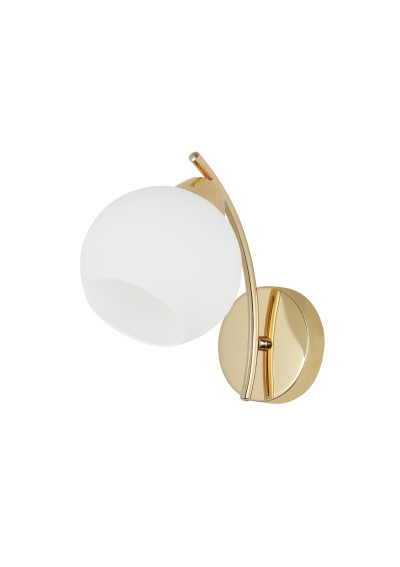 Lampa ścienna Amos 1xE27 złoty 22 cm