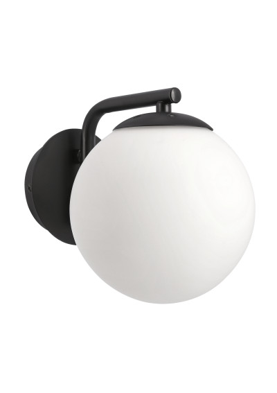 Lampa ścienna Amadeo 1xE14 czarny 21 cm