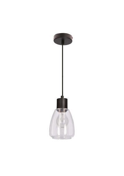 Moldo pendant light 1xE27 black 12 cm
