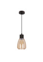 Moldo pendant light 1xE27 black 12 cm