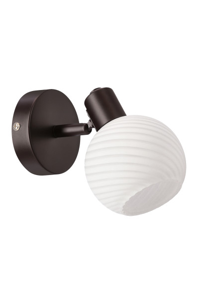 Grano wall light 1xE14 brown 16 cm