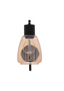 Moldo wall light 1xE27 black 17,4 cm