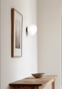 Lampa ścienna Stones 1xE27 biało czarny 20 cm - zdjęcie produktu 1
