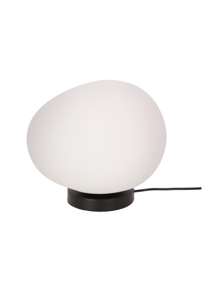 Stones table lamp 1xE27 black and white 30 cm