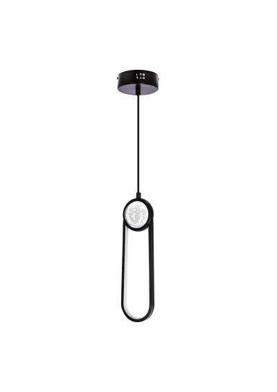 Lampa wisząca Lacrima 15 W LED 3000 K czarny 10 cm - zdjęcie produktu 1