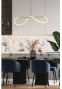 Supreme pendant light 22 W LED 3000 K gold 100 cm