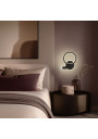 Lampa ścienna Monet 13 W LED 3000 K czarny 28 cm - zdjęcie produktu 1