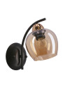 Merra wall light 1xE27 black 22 cm