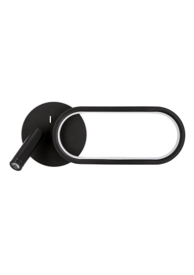 Lampa ścienna Monet 13 W LED 3000 K czarny 35 cm