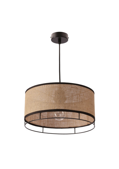 Lampa wisząca E27 1xE27 żółty 30 cm