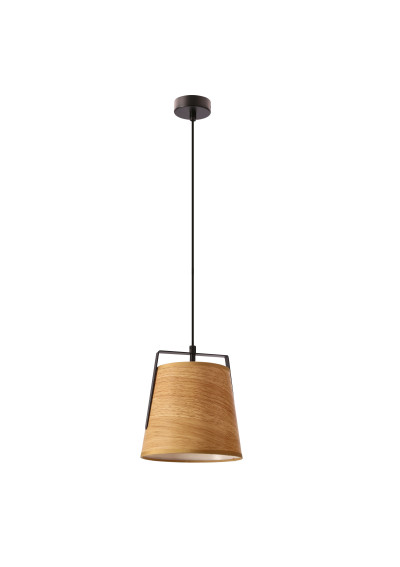 E27 pendant light 1xE27 black 20 cm