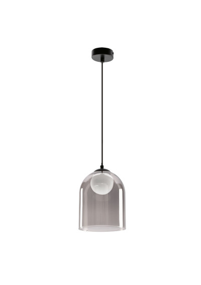 Lampa wisząca G9 1xG9 dymiony 16 cm