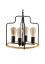 E27 pendant light E14 black 36 cm