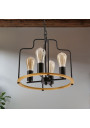 Lampa wisząca E27 E14 czarny 36 cm - zdjęcie produktu 2