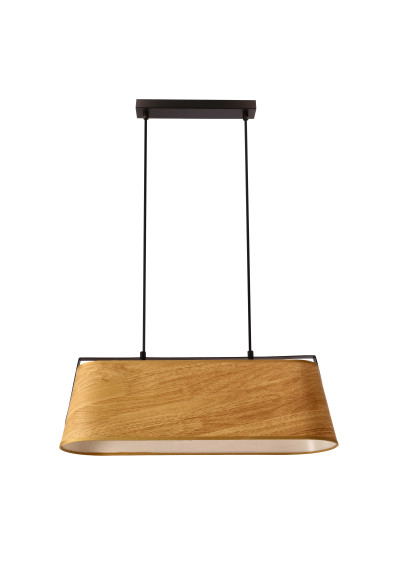 E27 pendant light 2xE27 żółty 60 cm