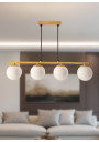 Lampa wisząca E14 4xE14 biały 68 cm - zdjęcie produktu 2